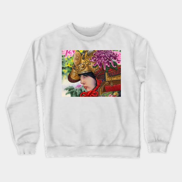 Chrysanthemum Crewneck Sweatshirt by MJWilliamArt